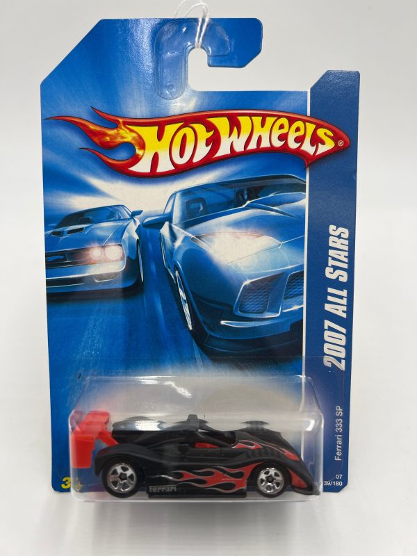 2007 Hot Wheels All Stars #139 Ferrari 333 SP Matte Black Supply