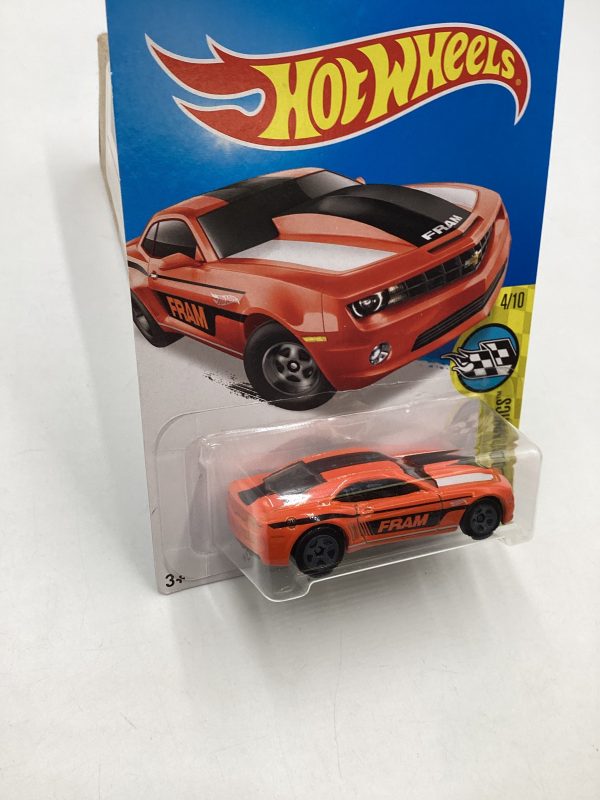 2016 Hot Wheels #179 Orange 13 Chevrolet Copo Camaro 7i Supply