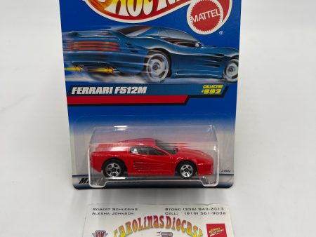 1998 Hot Wheels #992 Ferrari F512M Red 5SP Wheels Online