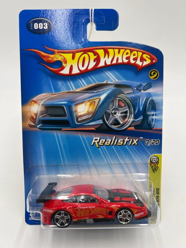 2005 Hot Wheels First Editions #003 Ferrari 575 GTC Red Cheap