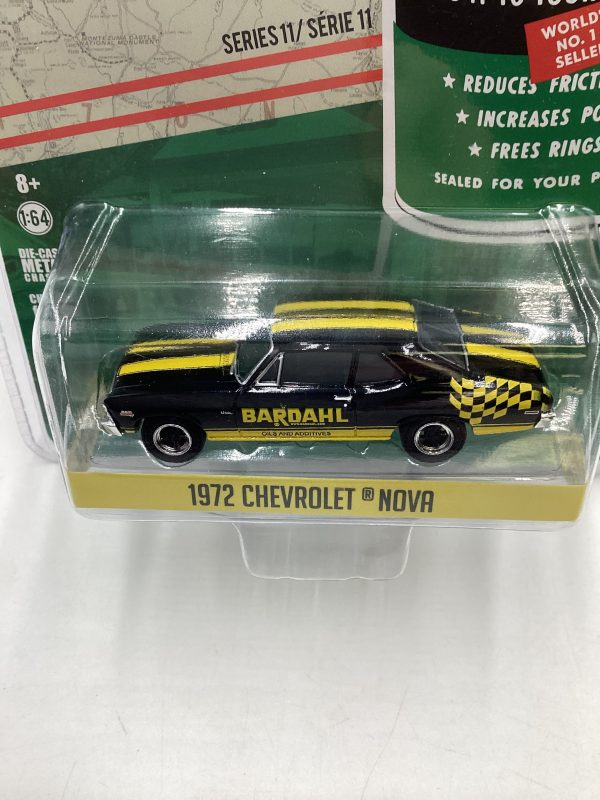 Greenlight Running on Empty Bardahl 1972 Chevrolet Nova Hot on Sale