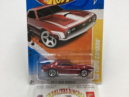 2011 Hot wheels #25 68 Copo Camaro Red 13E Supply