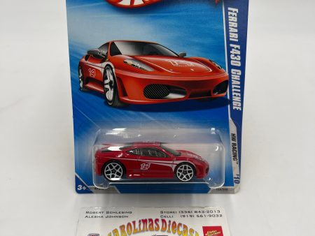 2010 Hot Wheels #154 Ferrari F430 Challenge Red Cheap