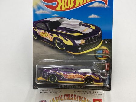 2016 Hot wheels Target Exclusive #64 10 Pro Stock Camaro Purple Summer Card 234B For Cheap