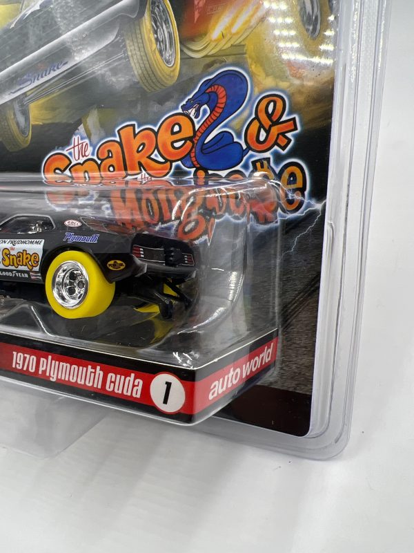 Auto World Supercon Exclusive 1 1008 Snake & Mongoose 1970 Plymouth Cuda Snake Electric Slot Car VHTF Supply