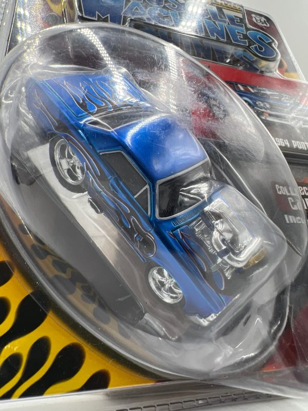 Muscle Machines Series 1 1969 Pontiac GTO Blue Chase vhtf Cheap