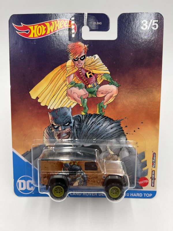 2022 Hot Wheels DC #3 Land Rover Defender 100 Hard Top Batman Brown 252i Discount