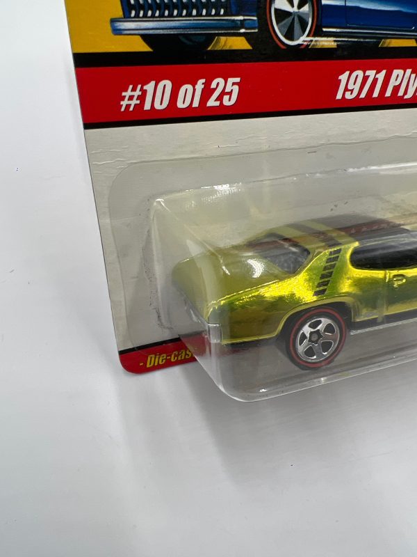 Hot Wheels Classics Series 1 #10 1971 Plymouth GTX Antifreeze Online Sale