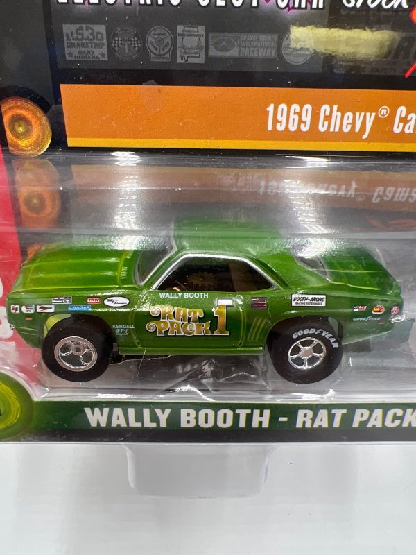 Auto World Legends of the Qtr Mile Wally Booth Rat Pack HO Slot Car 1969 Chevy Camaro Discount