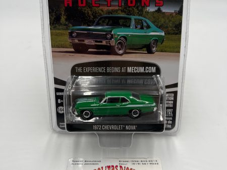 Greenlight Mecum Auctions 1972 Chevrolet Nova Green 178D Fashion