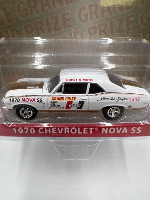 Greenlight Hobby Exclusive Hurst-A-Matic 1970 Chevrolet Nova SS White Sale