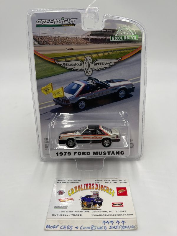 Greenlight Hobby Exclusive Indianapolis Motor Speedway 1979 Ford Mustang Pace Car 181G Online Sale