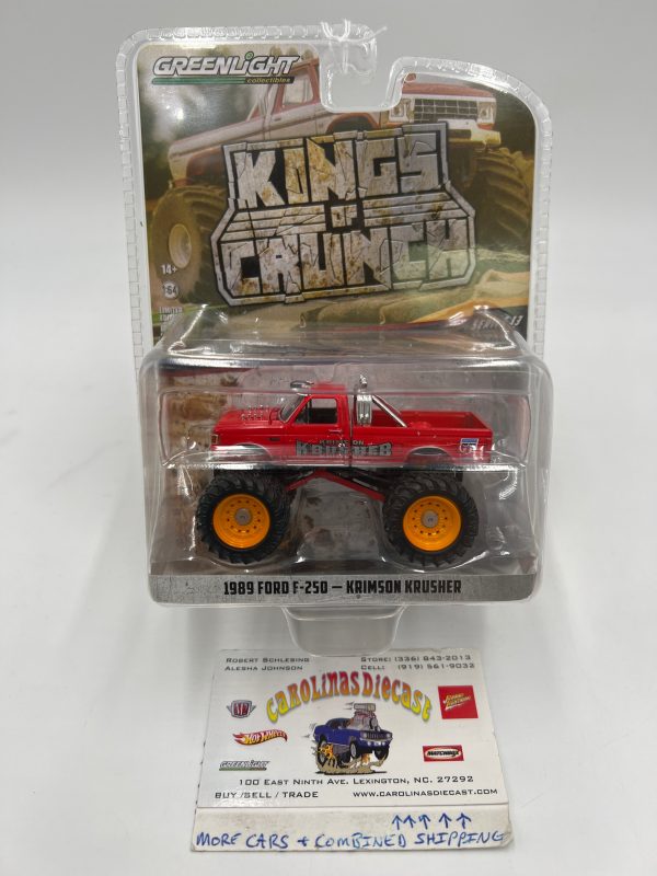 Greenlight Kings of Crunch Series 13 1989 Ford F-250 Krimson Krusher Red 216G Online