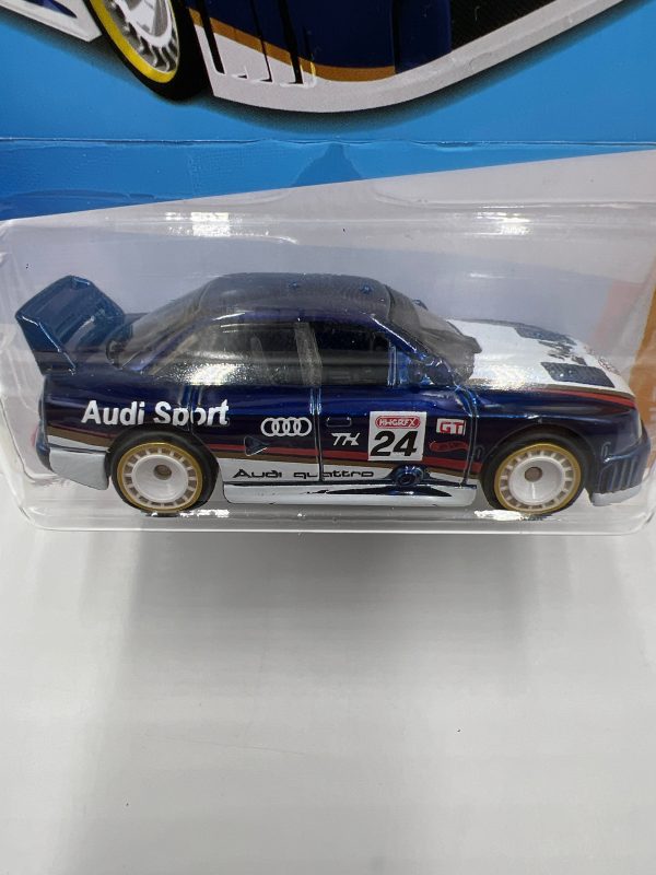 2024 Hot Wheels #144 Super Treasure Hunt Audi 90 Quattro Blue W Protector Cheap