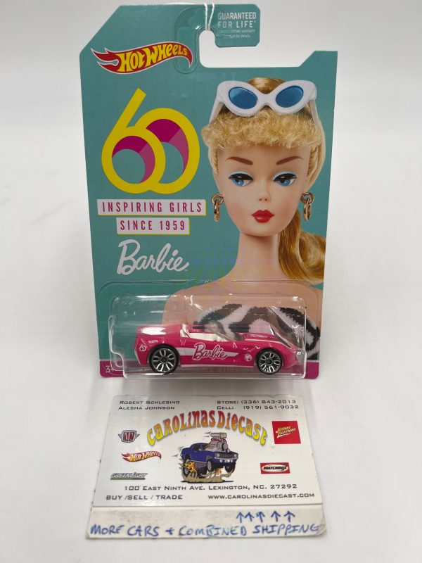 Hot Wheels 60 Years Barbie 14 Corvette Stingray Pink Supply