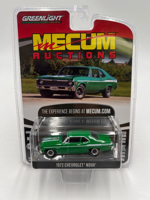 Greenlight Mecum Auctions 1972 Chevrolet Nova Green 178D Fashion