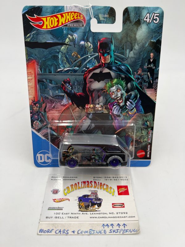 2022 Hot Wheels DC #4 MBK Van Batman Gray Black 254i For Cheap