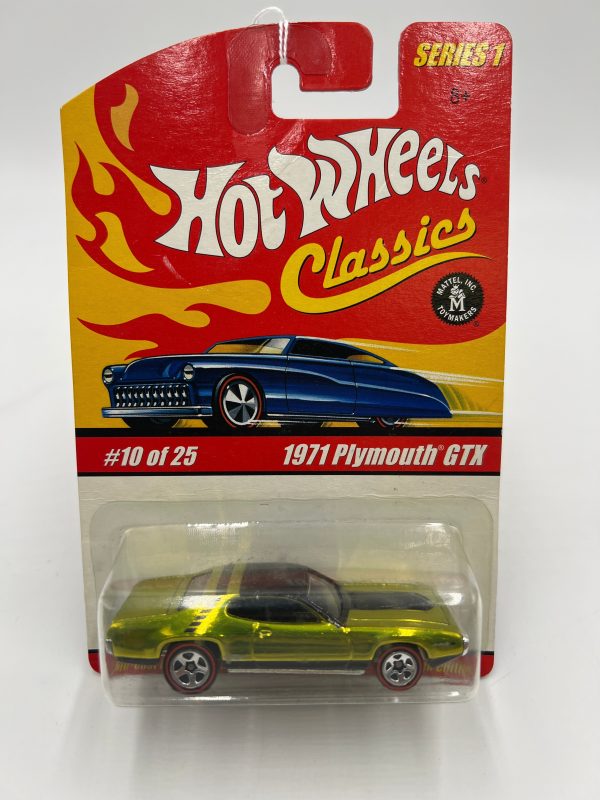 Hot Wheels Classics Series 1 #10 1971 Plymouth GTX Antifreeze Online Sale