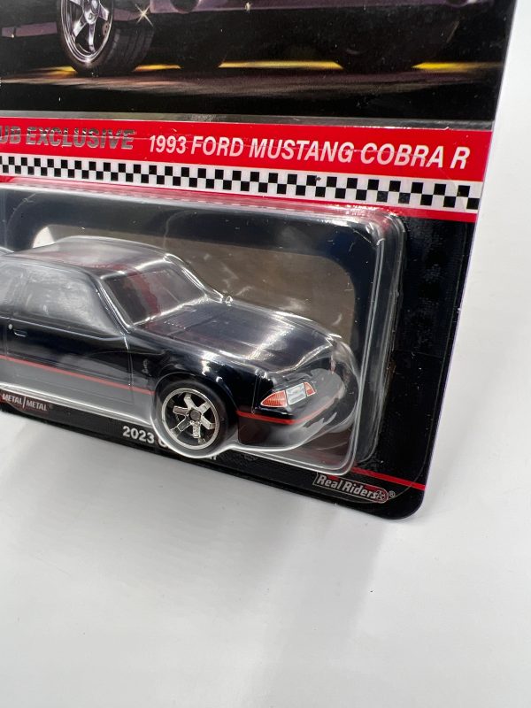 2023 Hot Wheels 1993 Ford Mustang Cobra R Club Car W Patch and Pin Online now