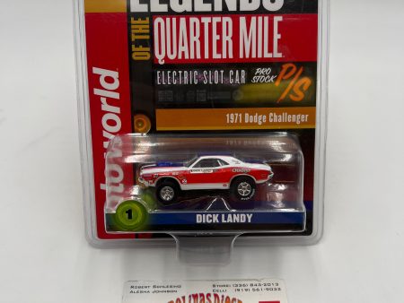 Auto World Legends of the Qtr Mile Dick Landy HO Slot Car 1971 Dodge Challenger Cheap