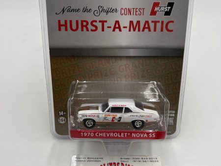 Greenlight Hobby Exclusive Hurst-A-Matic 1970 Chevrolet Nova SS White Sale