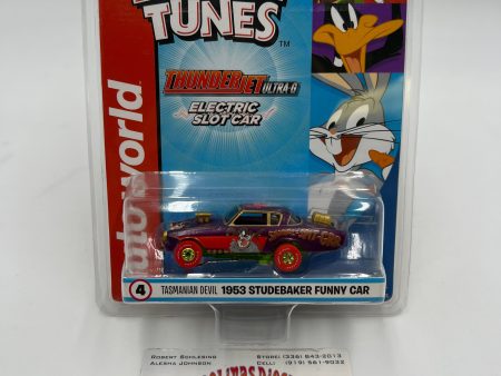 Auto World Thunderjet Ultra G Looney Tunes Tasmanian Devil 1953 Studebaker Funny Car Electric Slot Car 182C Online now