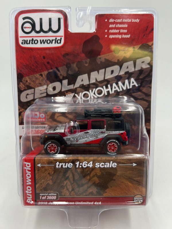 Auto World MiJo Exclusive Geolandar Yokohama 2018 Jeep Rubicon Unlimited 4x4 1 3600 181C Sale