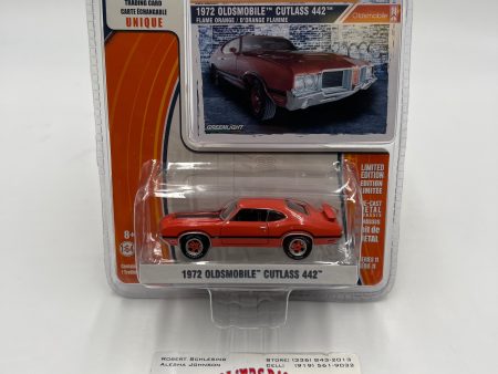 Greenlight GL Muscle Series 11 1972 Oldsmobile Cutlass 442 Orange 178G Online Hot Sale