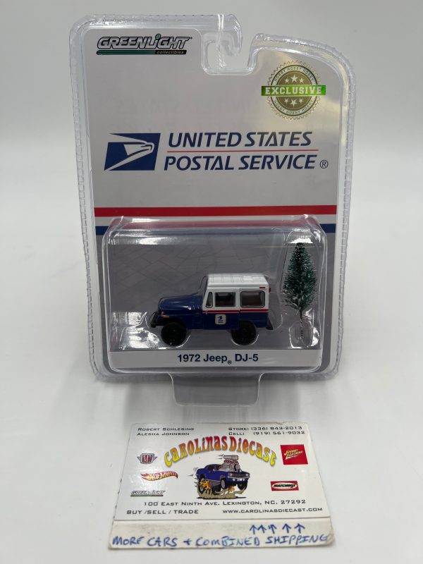 Greenlight Hobby Exclusive United States Postal Service 1972 Jeep DJ-5 200C Cheap