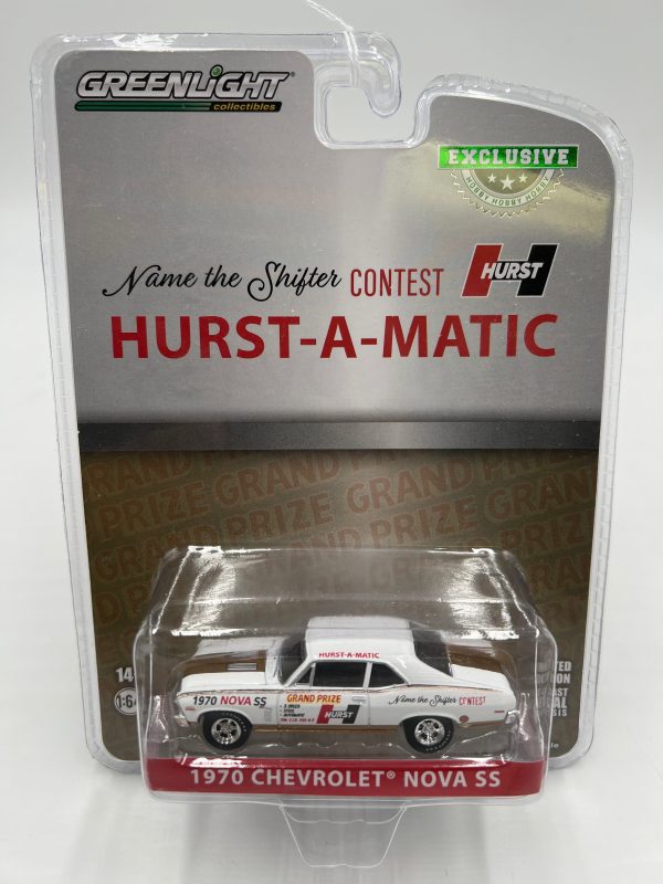 Greenlight Hobby Exclusive Hurst-A-Matic 1970 Chevrolet Nova SS White Sale