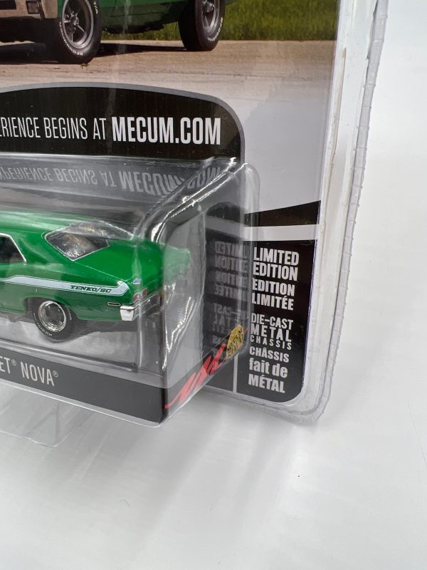 Greenlight Mecum Auctions 1972 Chevrolet Nova Green 178D Fashion