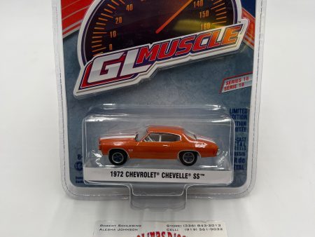 Greenlight GL Muscle Series 18 1972 Chevrolet Chevelle SS Orange Discount