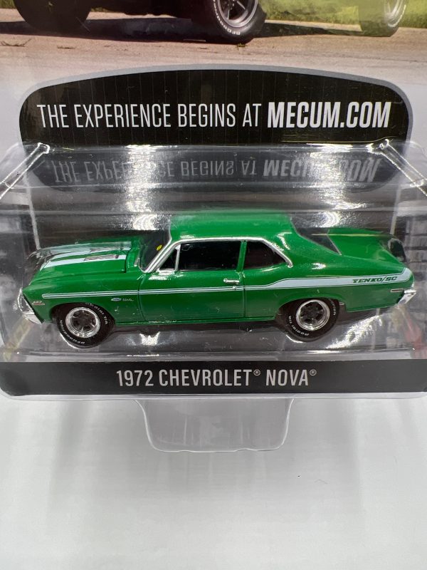 Greenlight Mecum Auctions 1972 Chevrolet Nova Green 178D Fashion