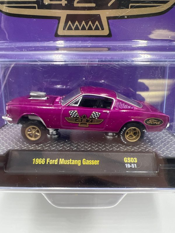 M2 Machines Ford 427 1966 Ford Mustang Gasser Purple GS03 193H Online now