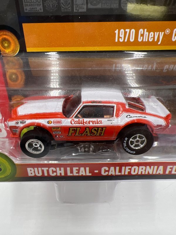 Auto World Legends of the Qtr Mile Butch Leal California Flash HO Slot Car 1970 Chevy Camaro on Sale