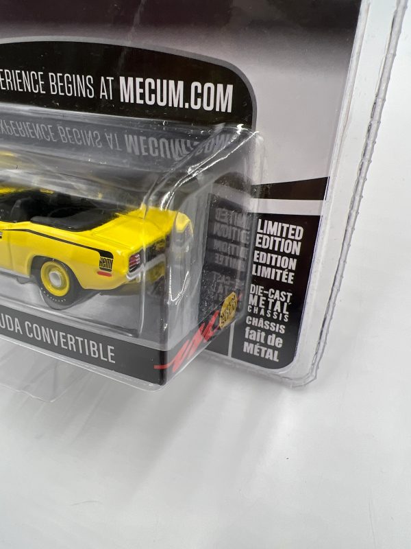 Greenlight Mecum Auctions 1970 Plymouth Hemi Cuda Convertible Yellow 178D Supply