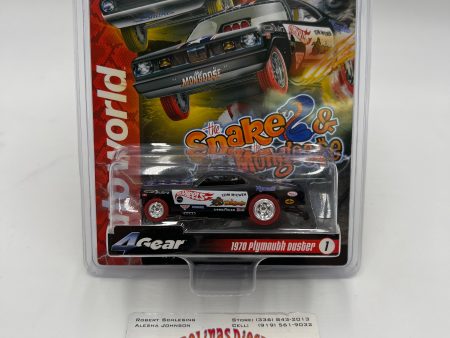 Auto World Supercon Exclusive 1 1008 Snake & Mongoose 1970 Plymouth Duster Mongoose Electric Slot Car VHTF Online Hot Sale