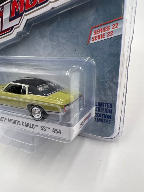 Greenlight GL Muscle Series 22 1971 Chevrolet Monte Carlo SS 454 Green 178E For Cheap