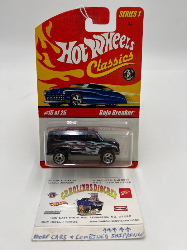 Hot Wheels Classics Series 1 #15 Baja Breaker Blue Online Hot Sale