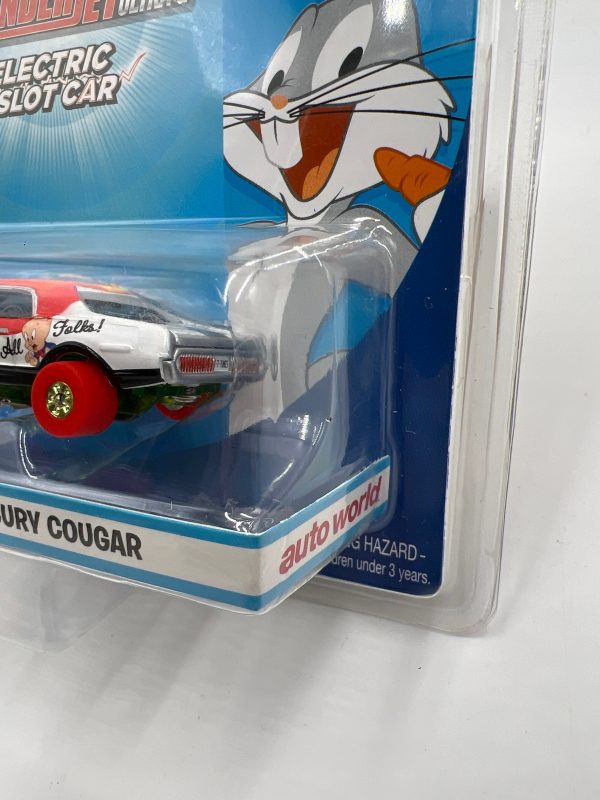 Auto World Thunderjet Ultra G Looney Tunes Porky Pig 1967 Mercury Cougar Electric Slot Car 13H Cheap