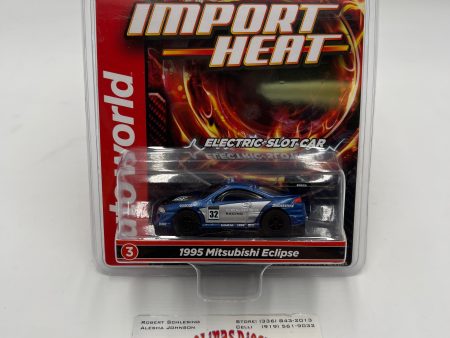 Auto World Xtraction Ultra G Import Heat 1995 Mitsubishi Eclipse Electric Slot Car 181A Supply