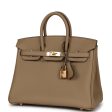 Hermes Birkin 25 Beige Marfa Togo Gold Hardware For Discount